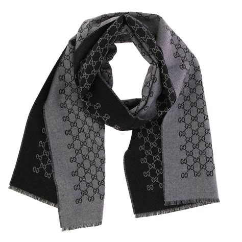 gucci scarf black|gucci scarf buy online.